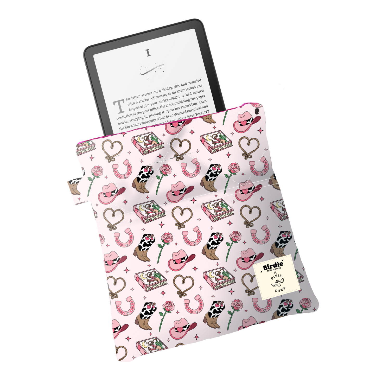 E-READER SLEEVE - cowboy romance