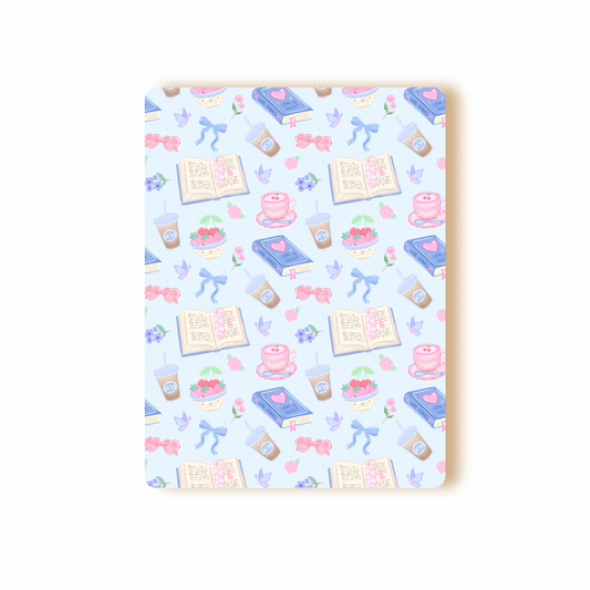 Inserto Kindle/Kobo ONE SIDE - SWEET BOOKISH LIFE (blue version)