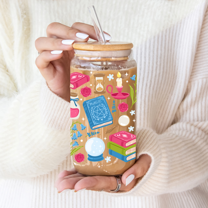 Glass Cup 500ml - WITCH ACADEMIA