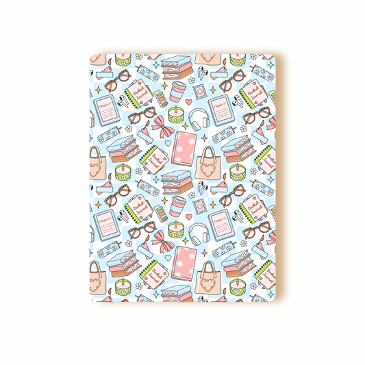 Inserto Kindle/Kobo ONE SIDE - LIFE OF A BOOKISH GIRLIE (blue version)