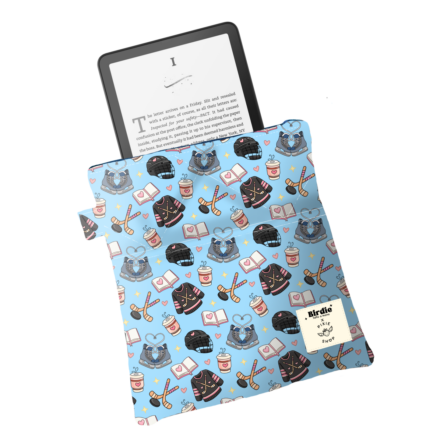 E-READER SLEEVES - hockey romance