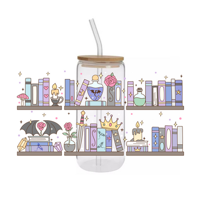 Glass Cup 500ml - FANTASY BOOKSHELF