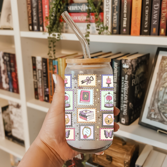 Glass Cup 500ml - DARK ACADEMIA