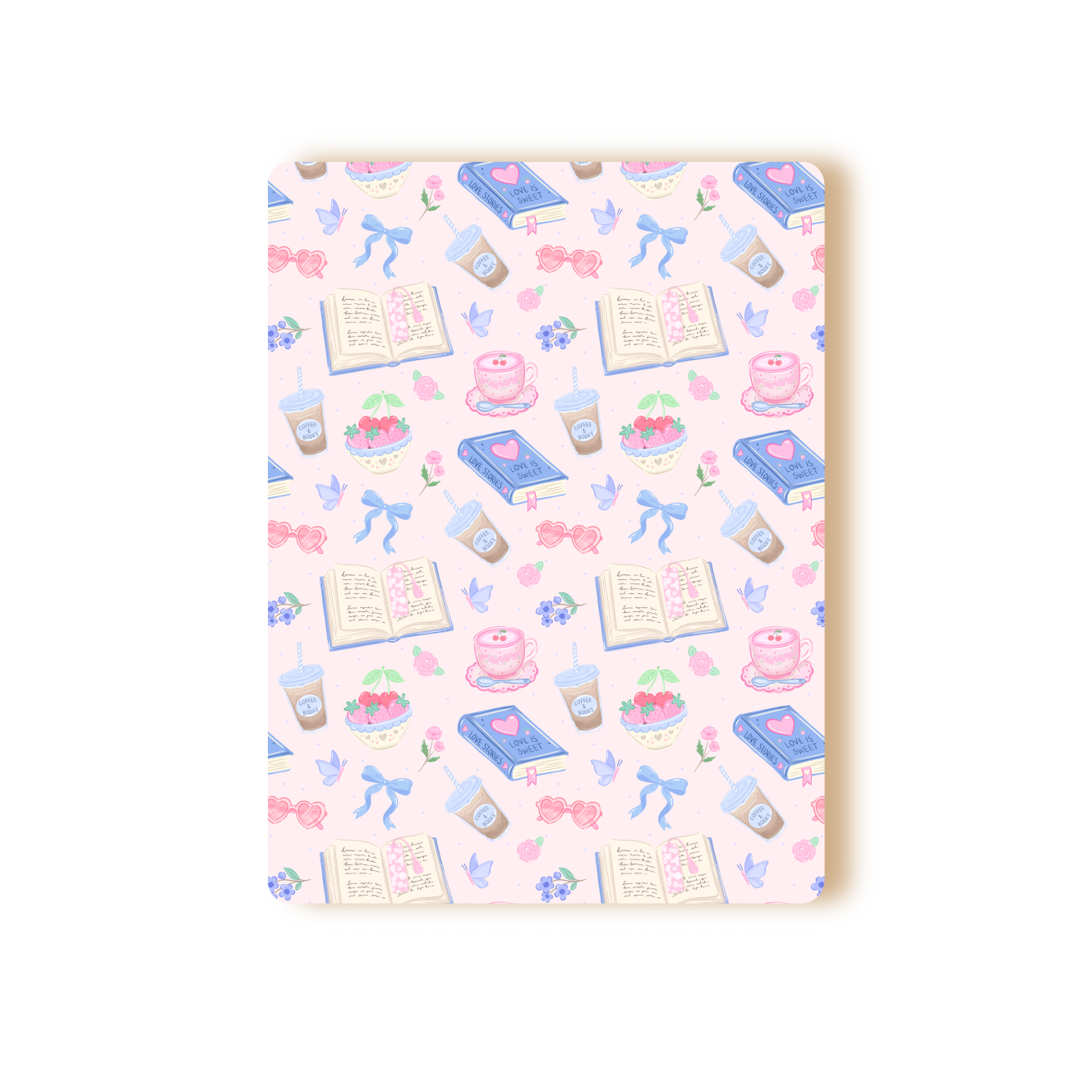 Inserto Kindle/Kobo ONE SIDE - SWEET BOOKISH LIFE (pink version)